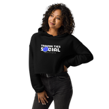 TTSI Blk Crop Hoodie