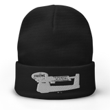 FM 3Beam Embroidered Beanie